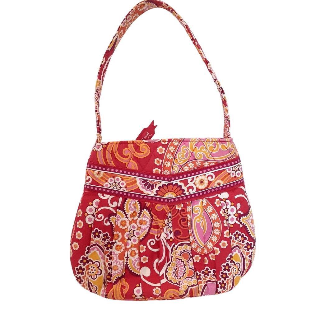 Vera Bradley Molly Handbag Raspberry Fizz Y2K Mini Shoulder Bag Pink Paisley